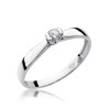 Pierścionek W223 Diament 0,10ct białe złoto