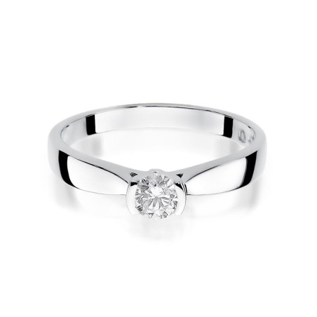 Pierścionek W223B Diament 0,25ct białe złoto