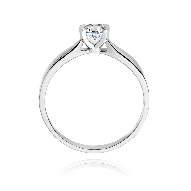Pierścionek W223B Diament 0,25ct białe złoto