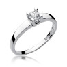 Pierścionek W225B Diament 0,30ct białe złoto