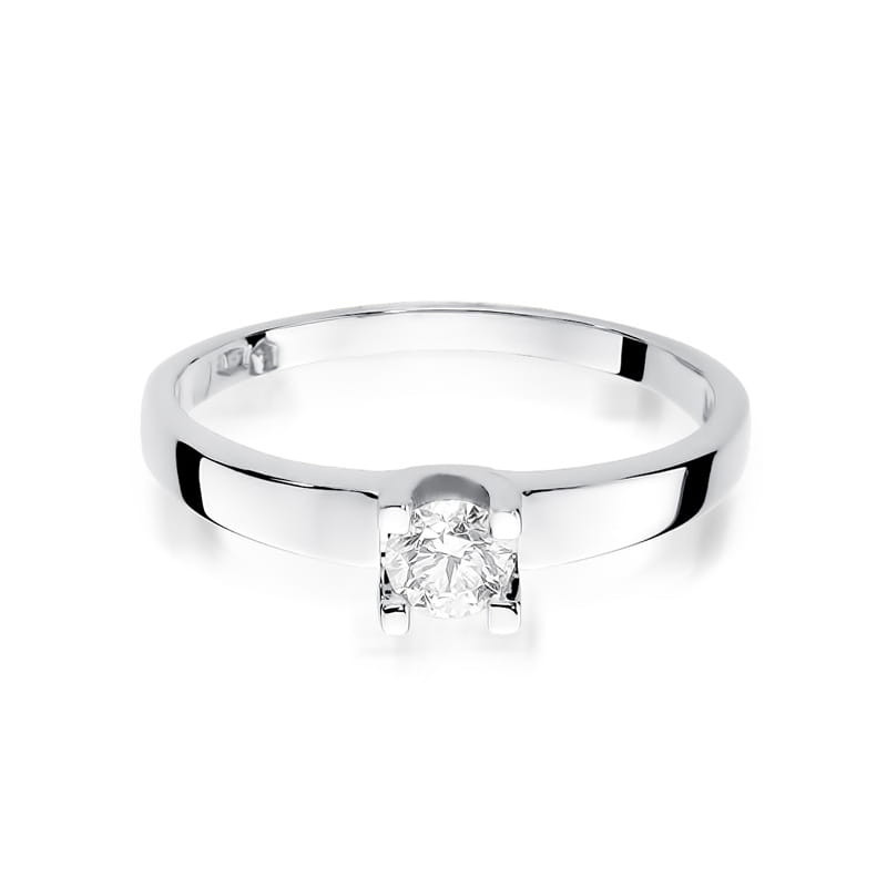Pierścionek W225B Diament 0,30ct białe złoto