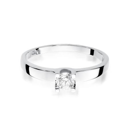 Pierścionek W225B Diament 0,30ct białe złoto