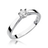 Pierścionek W229B Diament 0,30ct białe złoto