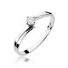 Pierścionek W231 Diament 0,10ct białe złoto