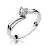Pierścionek W231B Diament 0,30ct białe złoto
