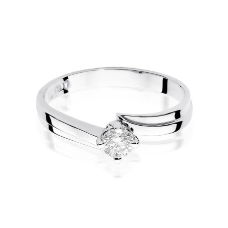 Pierścionek W231B Diament 0,30ct białe złoto