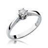 Pierścionek W234 Diament 0,30ct białe złoto