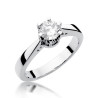 Pierścionek W234 Diament 1,00ct białe złoto