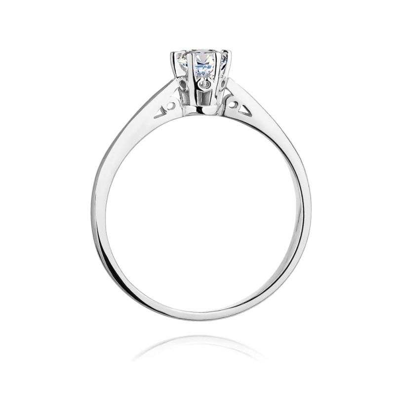 Pierścionek W234 Diament 1,00ct białe złoto