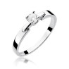 Pierścionek W241 Diament 0,20ct białe złoto