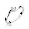 Pierścionek W243 Diament 0,20ct białe złoto