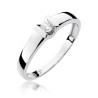 Pierścionek W249 Diament 0,10ct białe złoto