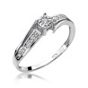 Pierścionek W269 Diament 0,05ct białe złoto