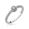 Pierścionek W273 Diament 0,05ct białe złoto