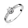 Pierścionek W291 Diament 0,20ct białe złoto