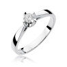 Pierścionek W293 Diament 0,20ct białe złoto