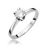 Pierścionek W319 Diament 0,50ct białe złoto