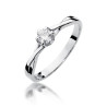 Pierścionek W340B Diament 0,23ct białe złoto