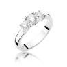 Pierścionek W344 Diament 0,25ct białe złoto