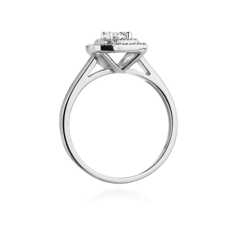 Pierścionek W345 Diament 0,30ct białe złoto