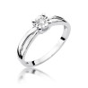 Pierścionek W360 Diament 0,08ct białe złoto