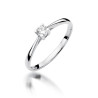 Pierścionek W367 Diament 0,15ct białe złoto