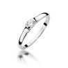 Pierścionek W369 Diament 0,15ct białe złoto