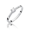 Pierścionek W382 Diament 0,15ct białe złoto