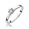 Pierścionek W426 Diament 0,05ct białe złoto