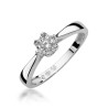 Pierścionek W429 Diament 0,20ct białe złoto
