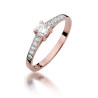 Pierścionek W364 Diament 0,30ct różowe złoto