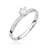 Pierścionek W459B Diament 0,25ct białe złoto