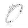 Pierścionek W0466 Diament 0,08ct białe złoto