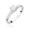 Pierścionek W474 Diament 0,08ct białe złoto