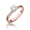 Pierścionek W404 Diament 0,50ct różowe złoto
