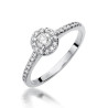 Pierścionek W477 Diament 0,30ct białe złoto