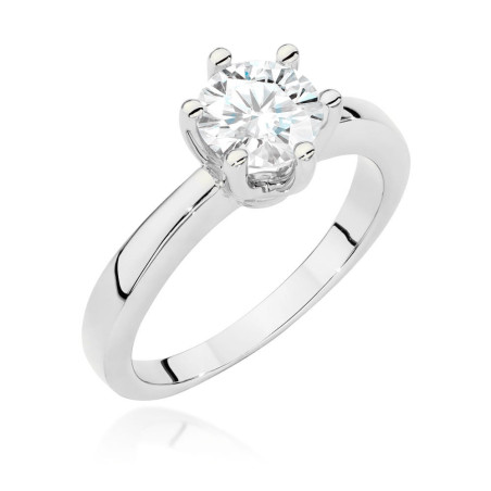 Pierścionek W482 Diament 1,00ct białe złoto