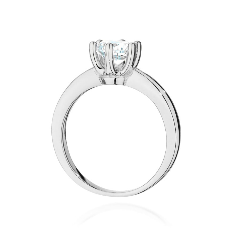 Pierścionek W482 Diament 1,00ct białe złoto