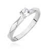 Pierścionek W484 Diament 0,20ct białe złoto
