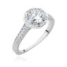 Pierścionek W498 Diament 0,70ct białe złoto