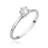 Pierścionek W499 Diament 0,25ct białe złoto
