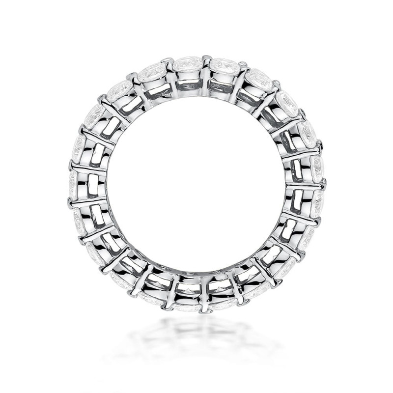 Pierścionek W0519 z diamentami białe złoto