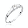 Pierścionek W524 Diament 0,20ct białe złoto