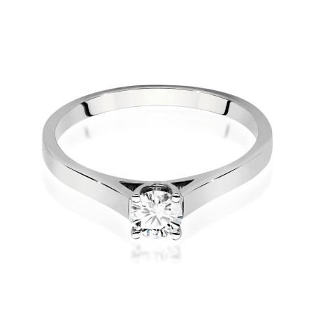 Pierścionek W526 Diament 0,50ct białe złoto