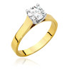Pierścionek W526 Diament 1,00ct żółte złoto