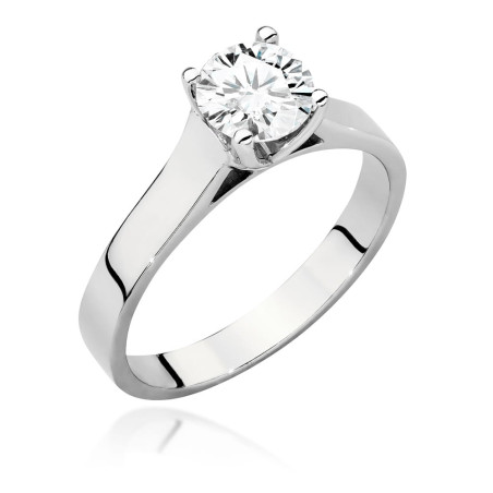 Pierścionek W526 Diament 1,00ct białe złoto