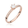 Pierścionek W459B Diament 0,25ct różowe złoto