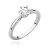Pierścionek W539 Diament 0,50ct białe złoto