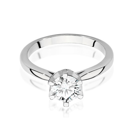 Pierścionek W539 Diament 1,00ct białe złoto