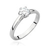 Pierścionek W540 Diament 0,50ct białe złoto